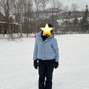 Aritzia Baby Blue super puff climate shorty